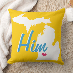 Michigan Lui État Marié Oreiller De N'importe Quel