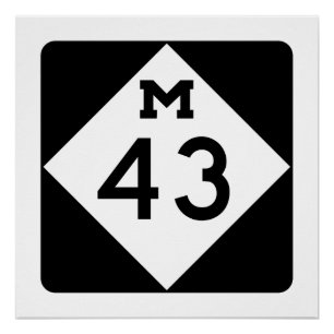 Michigan M-43 Perfect Poster