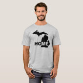 Michigan Maison loin de la T-shirt d'État (Devant entier)