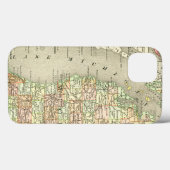 Michigan Map Case-Mate iPhone Case (Achterkant (horizontaal))