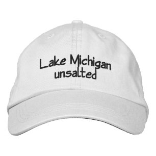 Michigan-meer - ongezouten geborduurde pet