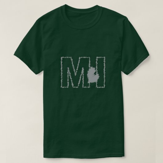Michigan MI staat t-shirt (Design voorkant)