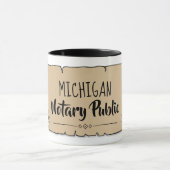 Michigan Notional Public Scroll Feather Quill Mok (Midden)
