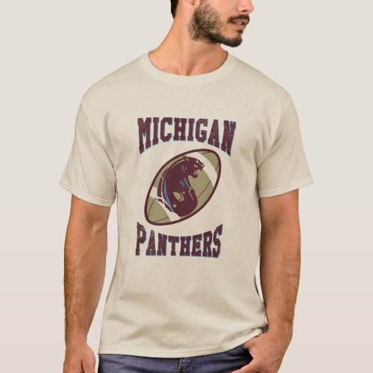 Michigan Panthers Football T-shirt (Voorkant)