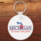 Michigan Patriotic Sleutelhanger (Voorkant)