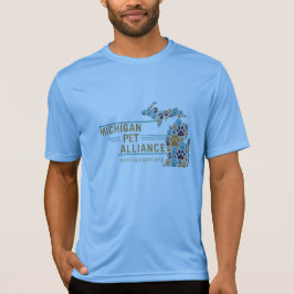 Michigan Paw Prints Mannen Sport-Tek T-shirt