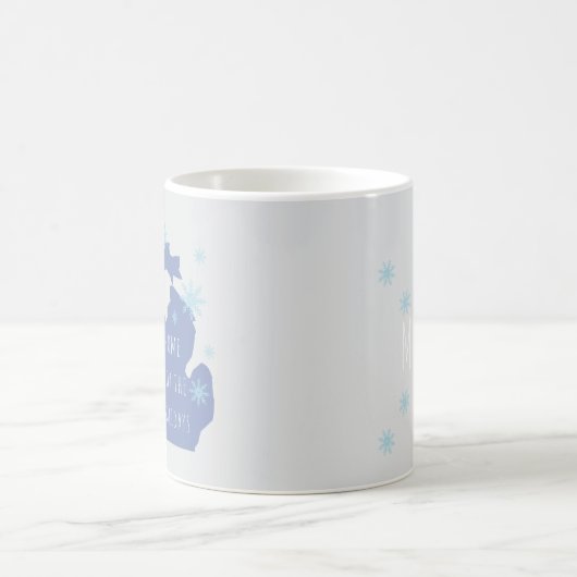 Michigan Personalized Name Holiday Mug (Centre)