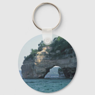 Michigan Petit Portal Geology Foto Sleutelhanger