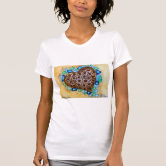 Michigan Petoskey Stone Ladies v cou t-shirt