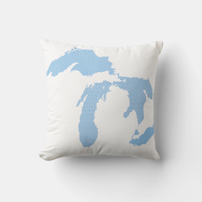 Michigan Pillow! Kussen (Voorkant)