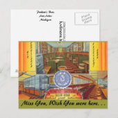 Michigan, Prekete's Bros. Sugar Bowl Briefkaart (Voorkant / Achterkant)