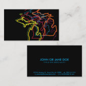 michigan pride blur visitekaartje (Voorkant / Achterkant)