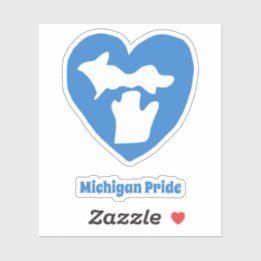 Michigan Pride Hart Sticker