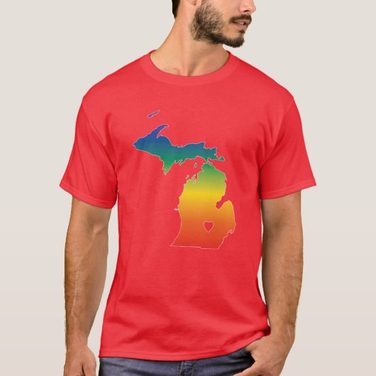 Michigan Pride Oversized 2 T-shirt (Voorkant)