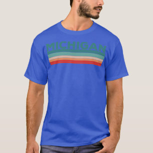 Michigan Retro 70s 80s Ontwerp T-shirt