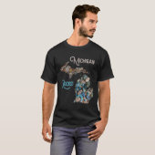 Michigan Rocks Petoskey Stone Hunting T-shirt Grea (Voorkant volledig)