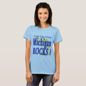 Michigan Rocks. T-shirt (Voorkant volledig)