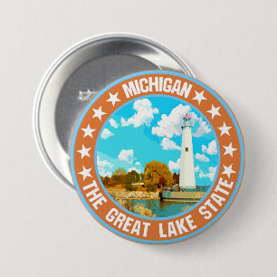 Michigan Ronde Button 7,6 Cm