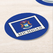 Michigan Ronde Kartonnen Onderzetter (Gebogen)