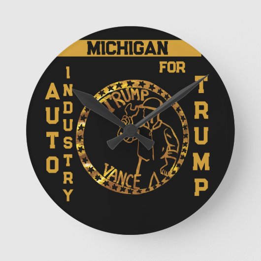 MICHIGAN RONDE KLOK (Voorkant)