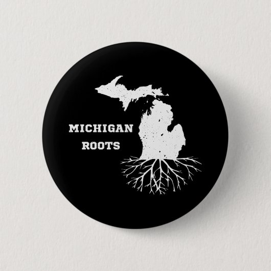 Michigan Roots Ronde Button 5,7 Cm (Voorkant)