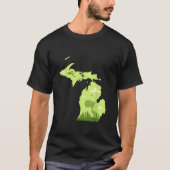 Michigan Schattigee T rex dinosaurus Staten Kinder T-shirt (Voorkant)