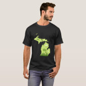Michigan Schattigee T rex dinosaurus Staten Kinder T-shirt (Voorkant volledig)