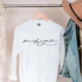 Michigan Script State Sweatshirt