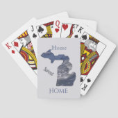 Michigan Shaped Waves Pokerkaarten (Achterkant)