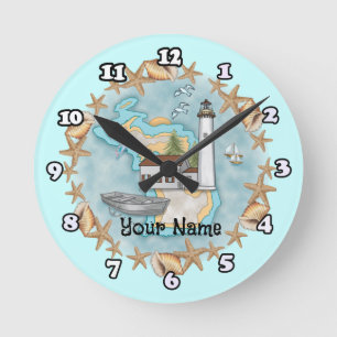 Michigan Shells Vuurtoren klok