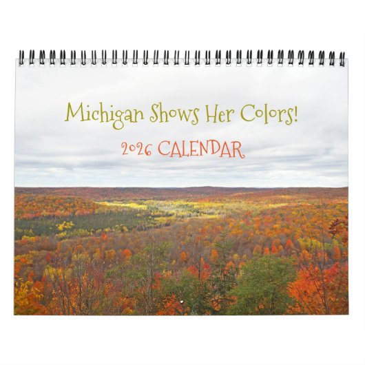 "MICHIGAN SHOWS HAAR HERFSTKLEUREN" KALENDER 2025 (Hoes)