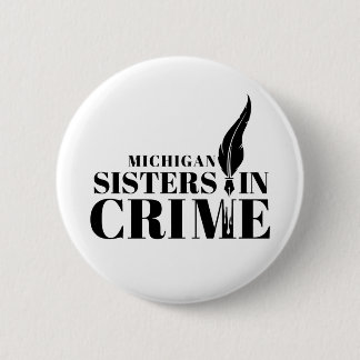 Michigan Sisters in Crime-knop Ronde Button 5,7 Cm