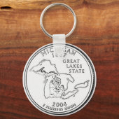 Michigan Sleutelhanger (Voorkant)