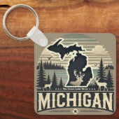 Michigan Sleutelhanger (Voorkant)