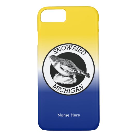 MIchigan Snowbird Shield Case-Mate iPhone Case (Achterkant)