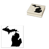 Michigan Solid Rubber Art Stamp Rubberstempel (Gestempeld)