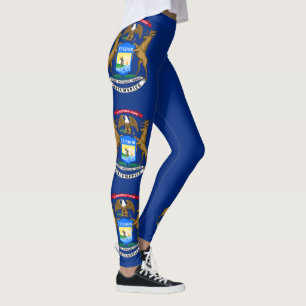 Michigan Staatsvlag Leggings