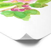 Michigan State American Robin Apple Blossom  Poster (Hoek)