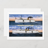 Michigan State Auto Ferries Briefkaart (Voorkant / Achterkant)