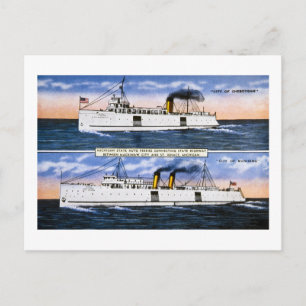 Michigan State Auto Ferries Briefkaart
