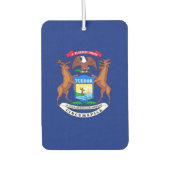 Michigan State Flag Design Luchtverfrisser (Voorkant)