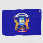 Michigan State Flag Golf Towel Golfhanddoek (Horizontaal)