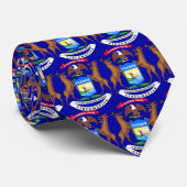 Michigan State Flag Stropdas (Opgerold)