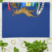 Michigan State Flag Theedoek (Gevouwen)