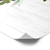 Michigan State heeft uw thuisstad Rustic gepersona Poster (Hoek)