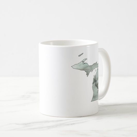 Michigan State Illustration Mug (Devant droit)