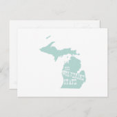 Michigan State Nickname Briefkaart (Voorkant / Achterkant)