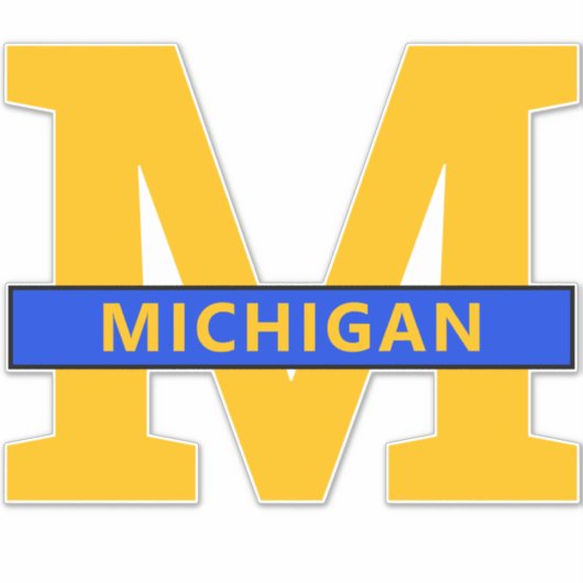 Michigan Sticker (Voorkant)