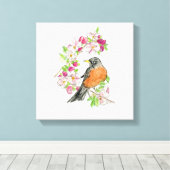 Michigan Stretched Canvas Print (Insitu (Houten vloer))