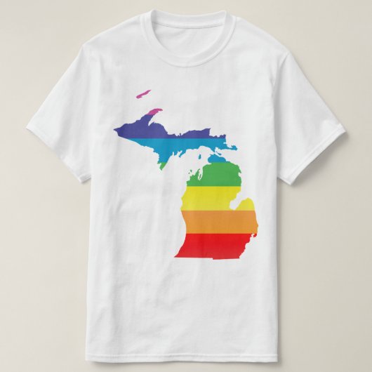michigan strips t-shirt (Design voorkant)
